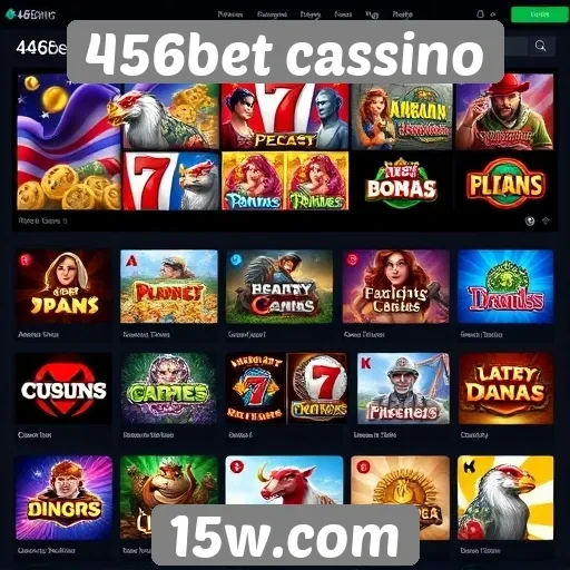 Variedade de jogos disponíveis no 456bet cassino